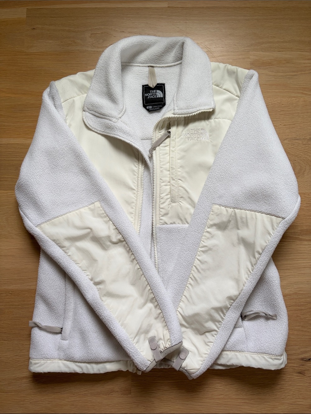 The North Face Off-White/Cream Denali Fleece Zip Jacket S/P